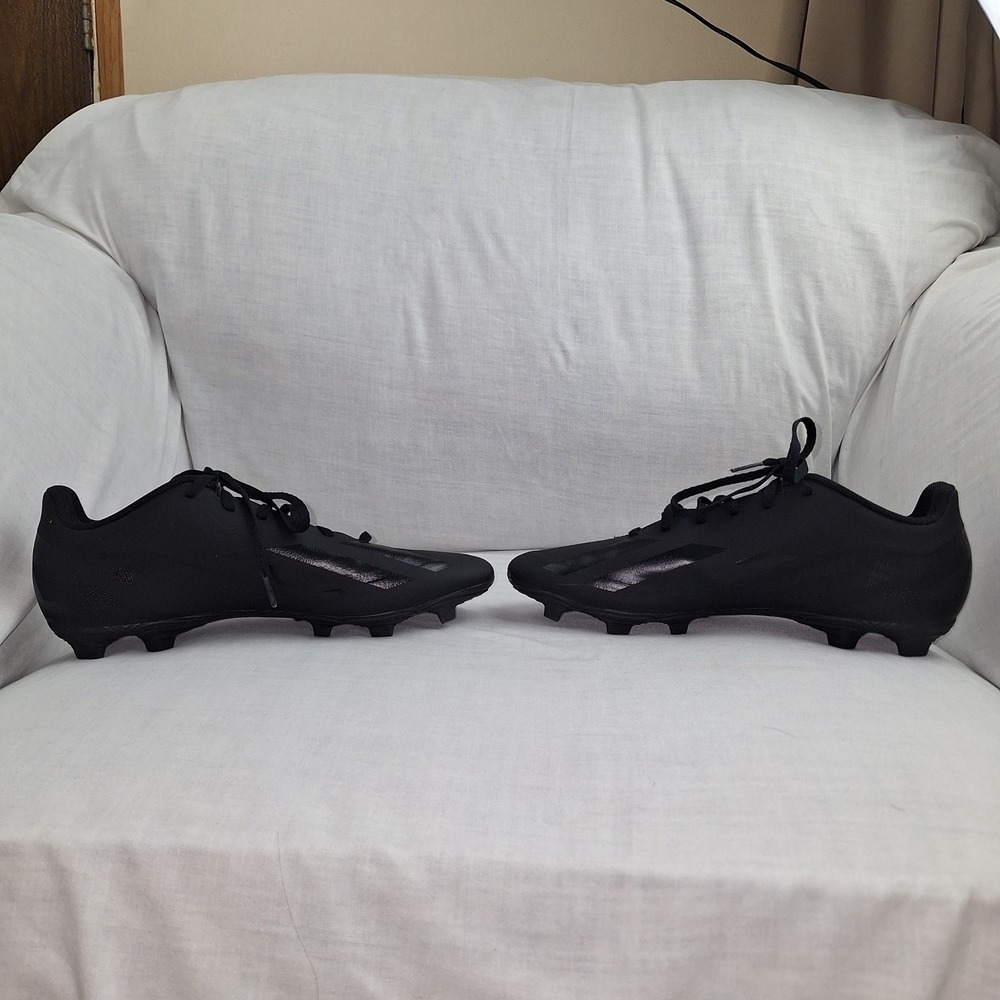 Adidas X Crazyfast.4 GY7433 Black Athletic Synthetic Soccer Cleats Mens 10.5 - Picture 9 of 12